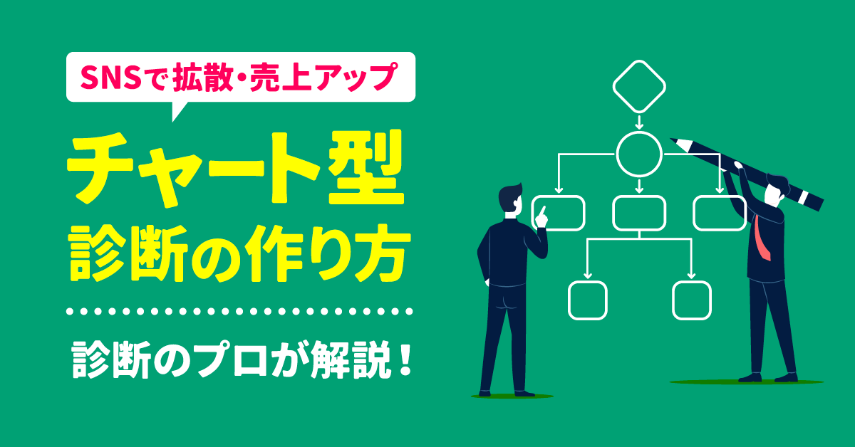 【SNSで拡散・売上アップ】チャート型診断の作り方を診断のプロが解説！